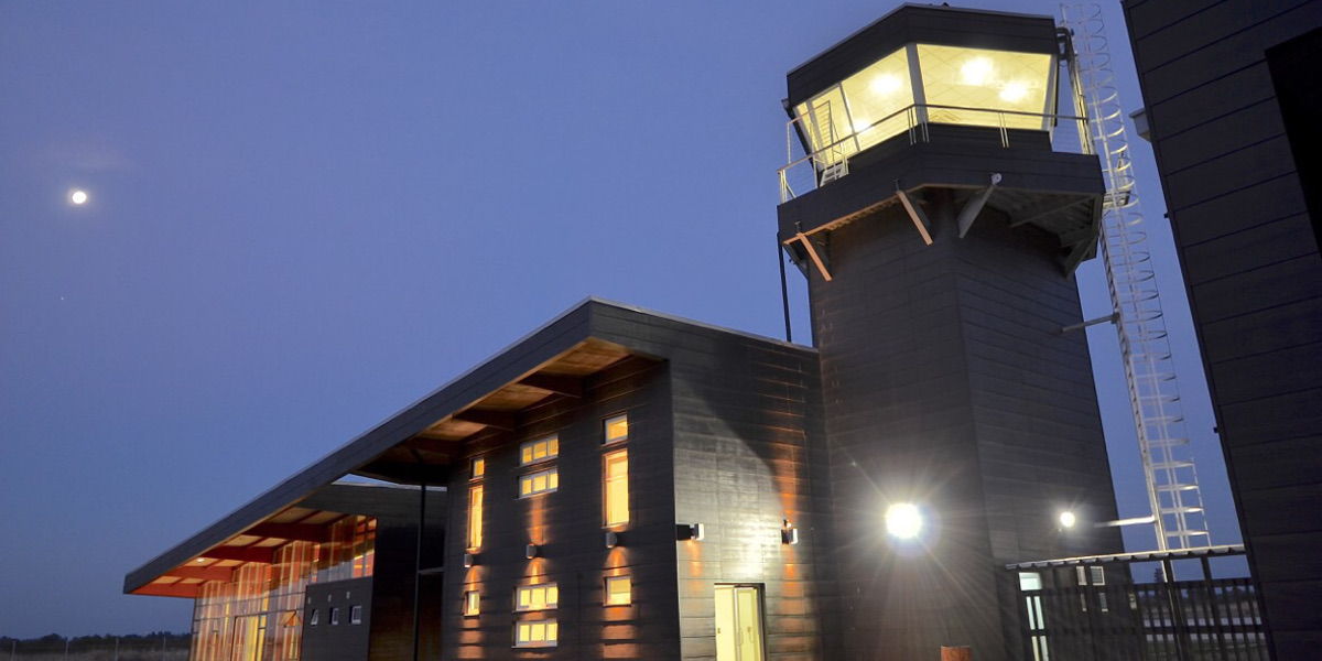 Control Tower Bernardo O'Higgins aerodrome. Chillán. Chile