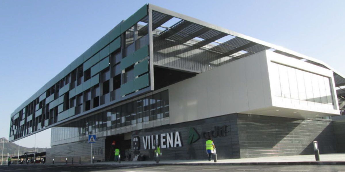 Estación del Ave en Villena. Alicante